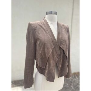 BCBGMaxAzria suede brown jacket sz S